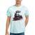Classic Steam Train Enthusiasts Nostalgia For Train Lovers Tie-Dye T-Shirts Mint Tie-Dye