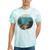 Fish Bowl Frutiger Aero Y2K Retro Vibes Tie-Dye T-Shirts Mint Tie-Dye