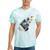 Frutiger Aero Aesthetic Tech Computer Aquarium Fishes Tie-Dye T-Shirts Mint Tie-Dye