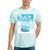 Frutiger Aero Aesthetic Tech Kawaii Milk Underwater Fishes Tie-Dye T-Shirts Mint Tie-Dye