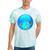 Frutiger Aero Aesthetic Tech Orb Fishes Tie-Dye T-Shirts Mint Tie-Dye