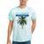 Frutiger Aero Palm Tree Y2k Aesthetic 2000s Trend Tie-Dye T-Shirts Mint Tie-Dye