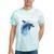 Frutiger Aero Splashy Dolphin Y2k Aesthetic Graphic Premium Tie-Dye T-Shirts Mint Tie-Dye
