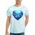 Frutiger Aero Y2K Heart Tie-Dye T-Shirts Mint Tie-Dye