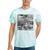 Frutiger Aero Y2K Old School Retro Vibes Tie-Dye T-Shirts Mint Tie-Dye