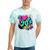I Love The 70s Retro Cassette Roller Vinyl Disco Nostalgia Premium Tri-Blend Tie-Dye T-Shirts Mint Tie-Dye