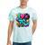 I Love The 70s Vintage Cassette Roller Vinyl Nostalgia 70s Tie-Dye T-Shirts Mint Tie-Dye
