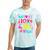 I Love The 90'S 90s Nostalgia Premium Tri-Blend Tie-Dye T-Shirts Mint Tie-Dye