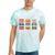 Old School Playlist Nostalgia Vibes Cassette Tie-Dye T-Shirts Mint Tie-Dye