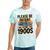 Please Be Patient I'm From The 1900s Retro Computer Raglan Baseball Tee Tie-Dye T-Shirts Mint Tie-Dye