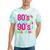 Retro 1980s 80's Baby 1990s 90's Made Me Nostalgia Vibes Premium Tri-Blend Tie-Dye T-Shirts Mint Tie-Dye