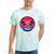Retro 80s Synthwave Sunset & Palm Trees Retro Nostalgia 80s Tie-Dye T-Shirts Mint Tie-Dye