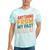 Retro AI Nostalgia Quote Distressed Vintage Tie-Dye T-Shirts Mint Tie-Dye