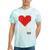 Retro Gamer 1 Life Pixel Heart – 8-Bit Gaming Nostalgia Tie-Dye T-Shirts Mint Tie-Dye