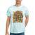 Retro Nostalgia Era Disco Groovy 80s 90s Vintage Aesthetic Premium Tri-Blend Tie-Dye T-Shirts Mint Tie-Dye