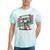 Retro Old Cassette Tape Cartoon With Walker Nostalgia Tie-Dye T-Shirts Mint Tie-Dye