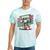 Retro Old Cassette Tape Cartoon With Walker Nostalgia Tie-Dye T-Shirts Mint Tie-Dye