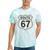 Retro Route 67 Highway Sign Vintage Road Nostalgia Premium Tri-Blend Tie-Dye T-Shirts Mint Tie-Dye