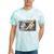 Rewind Cassette Tape Nostalgia 80s 90s Retro Music Lover Tie-Dye T-Shirts Mint Tie-Dye