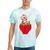 Strawberry Shortcake Sitting On Strawberry Retro Nostalgia Tie-Dye T-Shirts Mint Tie-Dye