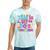 Vintage 80s Costume Nostalgia 1980s Fashion Cute Girls Women Tie-Dye T-Shirts Mint Tie-Dye