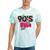 Vintage 90's Babe Party Back To 90s Cassette Nostalgia Tie-Dye T-Shirts Mint Tie-Dye