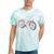 Vintage Bicycle With Playing Cards Nostalgia Tie-Dye T-Shirts Mint Tie-Dye