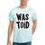 Wastoid 80s Slang Retro Teen Quote Gen X Nostalgia Tie-Dye T-Shirts Mint Tie-Dye