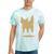 Yk2 Cat With Tomboy Tail 90s Nostalgia Downtown Indie Tie-Dye T-Shirts Mint Tie-Dye