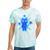 Yk2 Grunge Earthy Blue Cat With Stars Tomboy 90s Nostalgia Tie-Dye T-Shirts Mint Tie-Dye