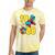 1988 Retro Raised In The 80s Old School Nostalgia Vibes Tie-Dye T-Shirts Yellow Tie-Dye