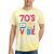 70s Retro Style Roller Skate Cassette Music Nostalgia Tie-Dye T-Shirts Yellow Tie-Dye
