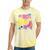 80's Girl Roller Skates Skating Eighties 1980s Nostalgia Tie-Dye T-Shirts Yellow Tie-Dye