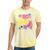 80's Girl Roller Skates Skating Eighties 1980s Nostalgia Tie-Dye T-Shirts Yellow Tie-Dye