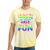 80's Girls Just Wanna Have Fun Nostalgia 1980s Style Premium Tri-Blend Tie-Dye T-Shirts Yellow Tie-Dye