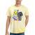 90s Retro Cassette And Walkman Nostalgia Graphic Tee Tie-Dye T-Shirts Yellow Tie-Dye