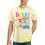 Bruh This Is My 70's Costume Nostalgia Mixtape 1970s Party Tie-Dye T-Shirts Yellow Tie-Dye