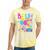 Bruh This Is My 80's Costume Nostalgia Mixtape 80s 90s Party Tie-Dye T-Shirts Yellow Tie-Dye
