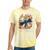 Buffering Glitched CD On Fire 2000s Nostalgia Tie-Dye T-Shirts Yellow Tie-Dye
