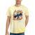 Buffering Glitched CD On Fire 2000s Nostalgia Tie-Dye T-Shirts Yellow Tie-Dye