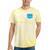 Bytes Of Memories Digital Nostalgia Concept Line Tie-Dye T-Shirts Yellow Tie-Dye