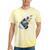 Frutiger Aero Aesthetic Tech Computer Aquarium Fishes Tie-Dye T-Shirts Yellow Tie-Dye