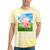 Frutiger Aero Aesthetic Tech Kawaii Strawberry Milk Fishes Tie-Dye T-Shirts Yellow Tie-Dye