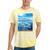 Frutiger Aero Aesthetic Tech Ocean Underwater Fishes Tie-Dye T-Shirts Yellow Tie-Dye