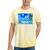 Frutiger Aero Beach Y2k Aesthetic Palm Tree Sand Ocean Tie-Dye T-Shirts Yellow Tie-Dye