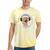 Frutiger Aero Cat Wearing Headphones Bubble 2000s Gen-Z Meme Tie-Dye T-Shirts Yellow Tie-Dye