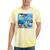 Frutiger Aero Retro Vibes Premium Tri-Blend Tie-Dye T-Shirts Yellow Tie-Dye