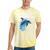 Frutiger Aero Splashy Dolphin Y2k Aesthetic Graphic Premium Tie-Dye T-Shirts Yellow Tie-Dye