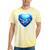 Frutiger Aero Y2K Heart Tie-Dye T-Shirts Yellow Tie-Dye