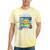 Frutiger Aero Y2K Meme Graphic 2000s Nostalgia Tie-Dye T-Shirts Yellow Tie-Dye